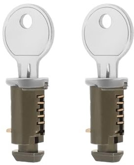 VGOL 2Pcs Roof Bar Rack Barrel Security Locks Roof Cargo Lock with key Compatible with Thule Compatible with Mont Blanc Compatible with Paddy Hopkirk