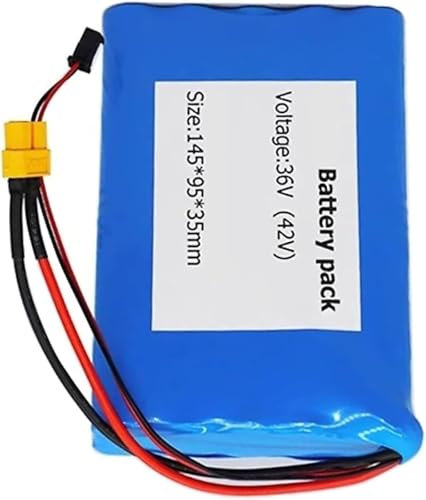 Batterie de Remplacement étanche au Lithium-ION pour vélo électrique 36V 6Ah Ebike Batterie pour Moteur de vélo électrique 200W 250W 350W, avec Chargeur 42V 2A 36V 6Ah,T