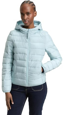 TOM TAILOR Denim Damen Lightweight Steppmantel mit Kapuze