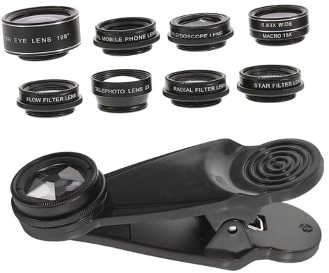 LABRIMP Lentes Móviles Lente De Ojo De Pez Gran Macro Polarizador para Teléfono Inteligente