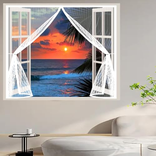 Mosquitera Imantada 75 x 110 cm Protección Contra Insectos, Malla Fina, Mantiene El Aire Fresco, Mosquitera Ventana Caravana para Puerta Corredera, Puerta de Salón, Blanco