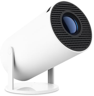 Portable Mini Projector with WiFi 6 & BT 5.4, 1080P Native 4K Supported, Outdoor Movie Projector for Home, Bedroom & Travel, Wireless Casting