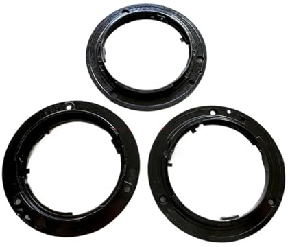 Bague de montage arrière à baïonnette for objectif 18-105, 18-55, 18-135, 55-200, compatible avec Nikon, pièce de réparation for objectif 18-55 mm, 18-105 mm, 18-135 mm, 55-200 mm(3 pcs)