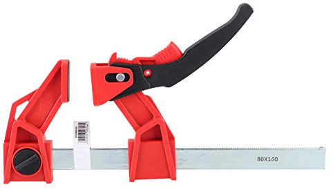 SYUULCOI Hochleistungs-F-Klemme, Schnellspannknopf, schnelle Rückwärtsklemmung, bewegliches Spannfutter, für die Verarbeitung von Leim- und Spleißarbeiten in der Holzbearbeitung,