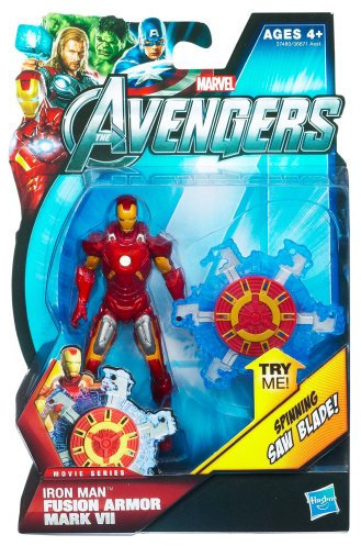 Hasbro Marvel Avengers Movie 4 Inch Action Figure Fusion Armor Iron Man