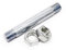 Asse di collegamento standard per carriola 160 x 20 mm, mozzo 120 mm, Perno passante