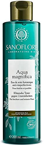 Sanoflore Aqua Magnifica - Aqua Anti-imperfections - Lotion Anti-imperfections Bio pour Peau à mixtes à grasses - Face Toner - 200 ml