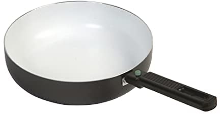 Bo-Camp BC Sprint Eco Stielkasserolle, schwarz/weiß, 24 cm