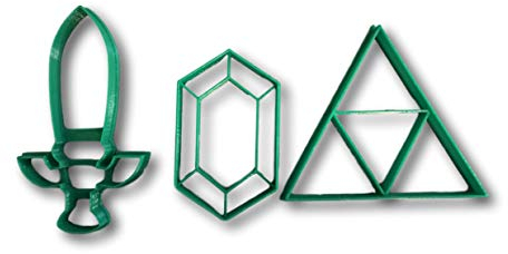 Arbi Design Legendary Sward and Stones Cookie Cutters (Set of 3)