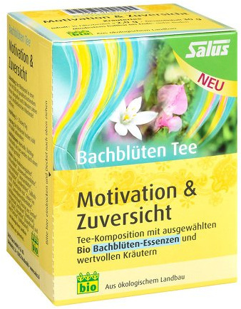 BACHBLÜTEN Tee Motivation & Zuversicht Bio Salus
