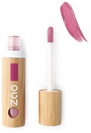 ZAO Vernis à Lèvres 037 Bois de Rose RECHARGEABLE bio vegan 100% naturel