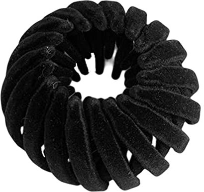 1 Stück Vogelnest Haarspangen Damen Einfach Pferdeschwanz Halfter Haarschnitt Vogelnest Haargummis Erweiterbar Kopfschmuck Haarband Velvet Haarspange, Haarklammer Für Frauen Mädchen