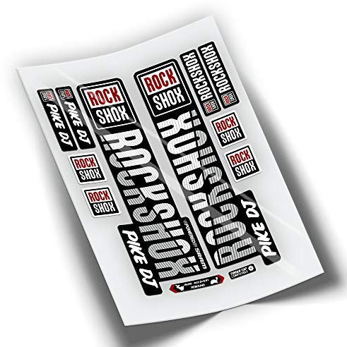 PEGATINEA Fahrrad-GABELSTICKER Aufkleber ROCKSHOX Pike DJ 2019 WP102