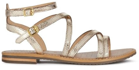 Geox Femme D Sozy S G Sandales, Gold, 36 EU