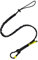 BearTOOLS Black Screw Lock with Pin Safety Lanyard With Screw Lock Carabiner Top Weight Limited 8KG / 17.6lb Fall Restraint (1)