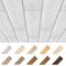 HEXIM panneaux de plafond en XPS 100x16,7cm - revêtement moderne de plafond en plastique polystyrène (10 mètres carrés P-50) panneaux muraux adaptés aux pièces humides