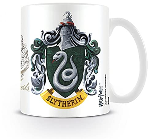 Harry Potter, Blason Serpentard Tasse À Café Mug (9x8 cm) + 1x Sticker Surprise