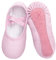 Ballettschuhe aus Leder mädchen Ballettschläppchen Tanzschuhe mit Ganze Ledersohle für Kinder Damen rosa 27