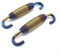 Asudaro Ressorts d'échappement, 2 pcs 58mm moto couleur Printemps moto échappement tuyaux moyens Ressorts en acier inoxydable Ressorts pivotant montage Ressorts universels moteurs pièces