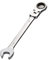 Aoktorkit Metric Tool Flex-Head Ratcheting Wrench 19MM,Professional Chrome Vanadium Ratchet Spanner Steel 72 Teeth 12 Point for DIY,Pipeline,Bicycle Repair and Home Maintance