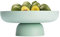 Liummrcy Bol à Pied Bol Rond Bol de piédestal Fruit décoratif Support de Plateau d'affichage Dessert, Bol à Fruits Ronds vidange de végétales Panier de légumes de Salade en Plastique Servant des