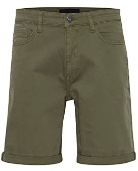 Blend 20715202 Herren Jeans Shorts Kurze Denim Hose 5-Pocket mit Stretch Thunder Relaxed Fit, Größe:L, Farbe:Cypress (180322)