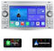 Radio de Coche de 8 núcleos para Ford C-MAX Connect Fiesta Focus Kuga Transit Mondeo Galaxy Soporte Weather Display USB Bluetooth WiFi 4G LTE EQ DVR SWC RDS (Plata)