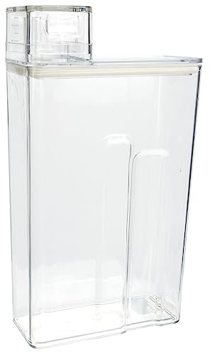 jojofuny Laundry Detergent Storage Box Liquid Dispenser Containers for Food Glass Terrarium Glass Containers Fabric Softener Dispenser Dry Food Dispenser Powder Dispenser Liquid Sub Bottle