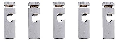 LEDSone 5 Pack Ceiling Cable Mount White Hook for Swag Pendant and Chandelier Lighting Minimalist Cord Keeper Swag Hook for Ceiling and Wall Modern Ceiling Hooks for Swag Light Easy Fit.