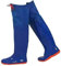 Watstiefel PVC wasserdichte Angel-Hüftstiefel, wasserdichte und rutschfeste Watstiefel for Erwachsene, Angeln, Züchten, Umpflanzen von Sämlingen (Color : Blue1, Size : 35 EU)