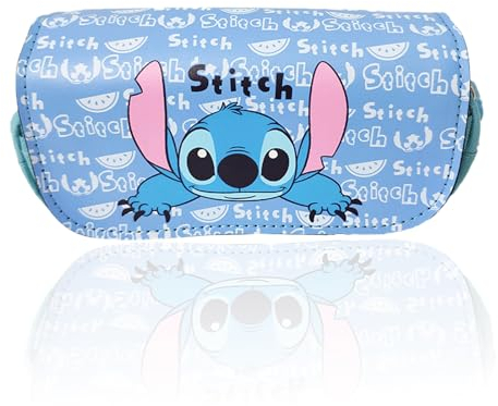 Ubephant Stitch Federmäppchen, Anime Mäppchen, Stitch Geschenke, Stitch Pencil Case, Stitch Tasche, Mädchen Federtasche, Stitch Geschenk für Kinder