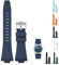 Schnellverschluss-Gummiband für Tissot PRX Powermatic 80, 11 mm, 35 mm, Ersatz-Uhrenarmband mit Schnalle für Tissot PRX-Serie, mehrere Farben, Blau