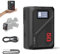 Came-TV MINI50C V-Mount-Akku 3450 mAh 50 Wh 14.4 V, V-Lock Akku Unterstützt 45 W PD USB-C Schnellladung 1 Stunde mit D Tap/USB A/12 V DC/8.4 V DC/BP/OLED Display für Kamera, Camcorder, Monitor,Drohnen