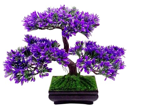 AOKWAWALIY Künstlicher Bonsai-Baum Eco-freundliche Dekoration Für Zuhause Willkommenspflanze Für Gäste Lebendige Farben Und Kreative Gestaltung Für Freunde Und Familie
