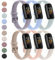Meliya Armbänder kompatibel mit Inspire 3 für Damen, Mädchen, Kinder, verstellbar, weiches Silikon, Sport-Ersatzarmband für Inspire 3 Tracker, 6 Stück