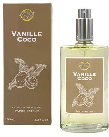 Vanille Coco - Eau de Toilette Sensuelle et Exotique - Artisan Parfumeur en Côte d'Azur (100ml)