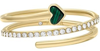 FOSSIL Damen Ringe aus Edelstahl offen