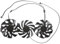 PLD10015B12H DC12V 0.55A RTX3060 Ti RTX3070 Graphics Fan For AORUS RTX 3060 Ti RTX 3070 MASTER(Left fan)