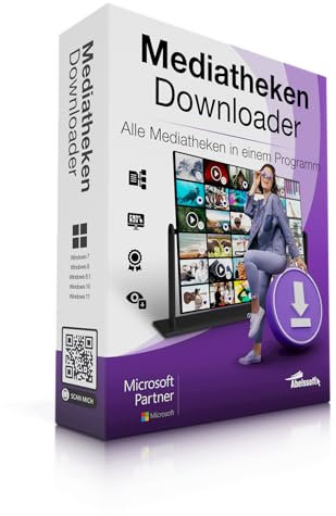 Mediatheken Downloader 2025 für ARD, ZDF, 3sat, BR, Funk.net, KiKA, NDR uvm direkt ansehen oder speichern - legaler Download - Win 11, 10
