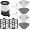 Für Shark Staubsauger Ersatzfilter Set für IP3251 IP3251C IP3252 komplett mit Filtern und Baumwolle