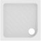 Ceramica Dolomite Piatto doccia quadrato in ceramica modello gemma 2, h. 7 cm, design antiscivolo, 80 x 80 cm