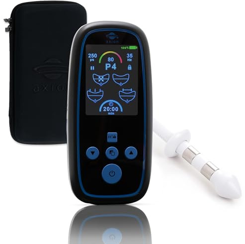 axion® Stim-Pro I-3000 Beckenbodentrainer - Mann. Medizinprodukt nach MDR | Mit Analsonde gegen Inkontinenz. 4 EMS Programme, 80 Intensitätsstufen, USB-C Akku, Timer & Speicher. MDR Zertifiziert