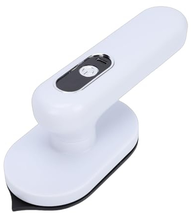PUSOKEI Mini Cordless Iron for Clothes, Rechargeable Folding Dry Iron with 3 Temperature Settings, Rapid Heating, 40 Minutes Use Time, Handheld Ironing Machine for Home, Travel