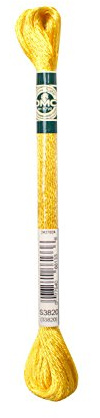 Dmc Satin Floss 8.7Yd-Buttercup