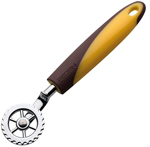 Pedrini Linea Dolci Rotella Taglia-Chiudi, Acciaio Cromato, Giallo, 245x65x25 cm