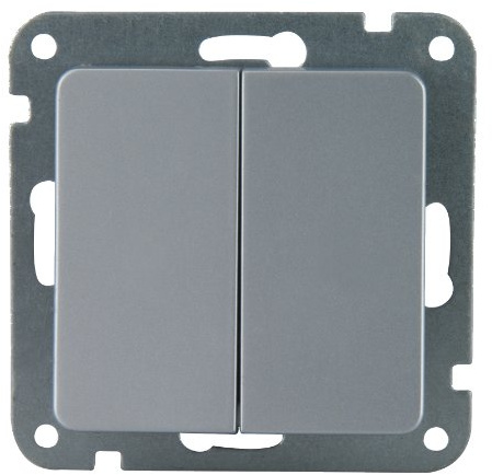 UNITEC Serienschalter, Le Mans, Serie 603, Silber