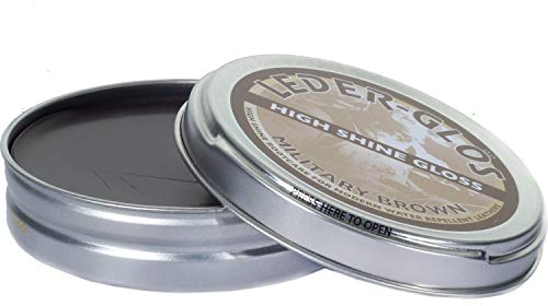 Altberg Leder-Glos High Shine Gloss Leather Polish For Boots, 80g Tin (Brown)