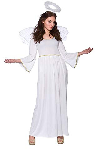 Wicked Costumes Womens Christmas Angel Fancy Dress Costume - Plus Size (22-24)
