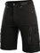 Cycorld Kurze Hosen Herren, Wanderhose Atmungsaktiv mit 6 Taschen Leichte Schneltrocknen Fahrradhose MTB Hose Radlerhose Manner Kurz Cargo Bermuda Shorts Treking Outdoorhose Sommer(Schwarz,L)
