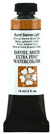 Daniel Smith : Watercolour Paint : 15ml : Burnt Sienna Light : Series 1